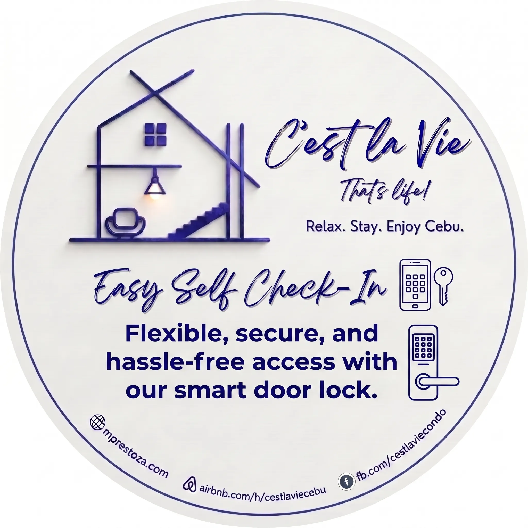 Easy Self Check-in C'est La Vie Staycation Cebu
